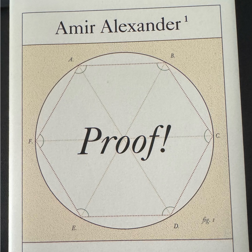 Amir Alexander Proof!